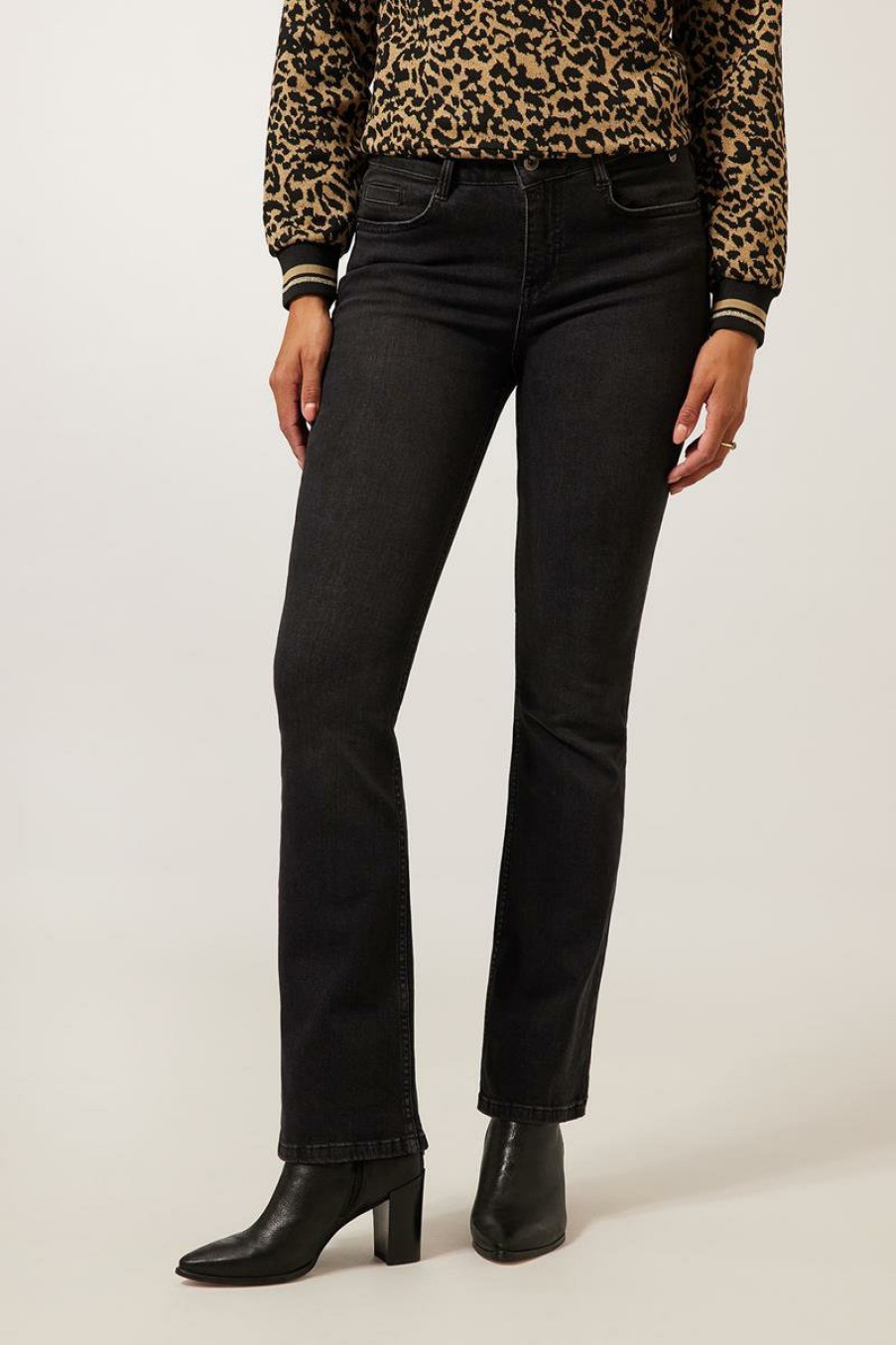 CLOTHING Miss Etam | Jeans 'Ivy' Zwart 32''