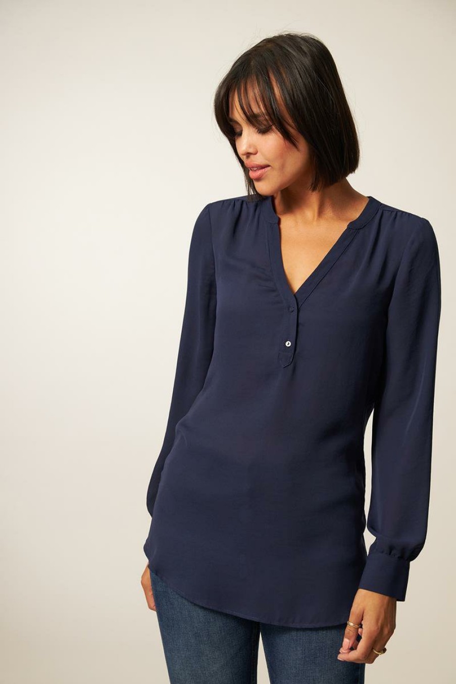 CLOTHING Miss Etam | Blouse 'Lara' Blauw