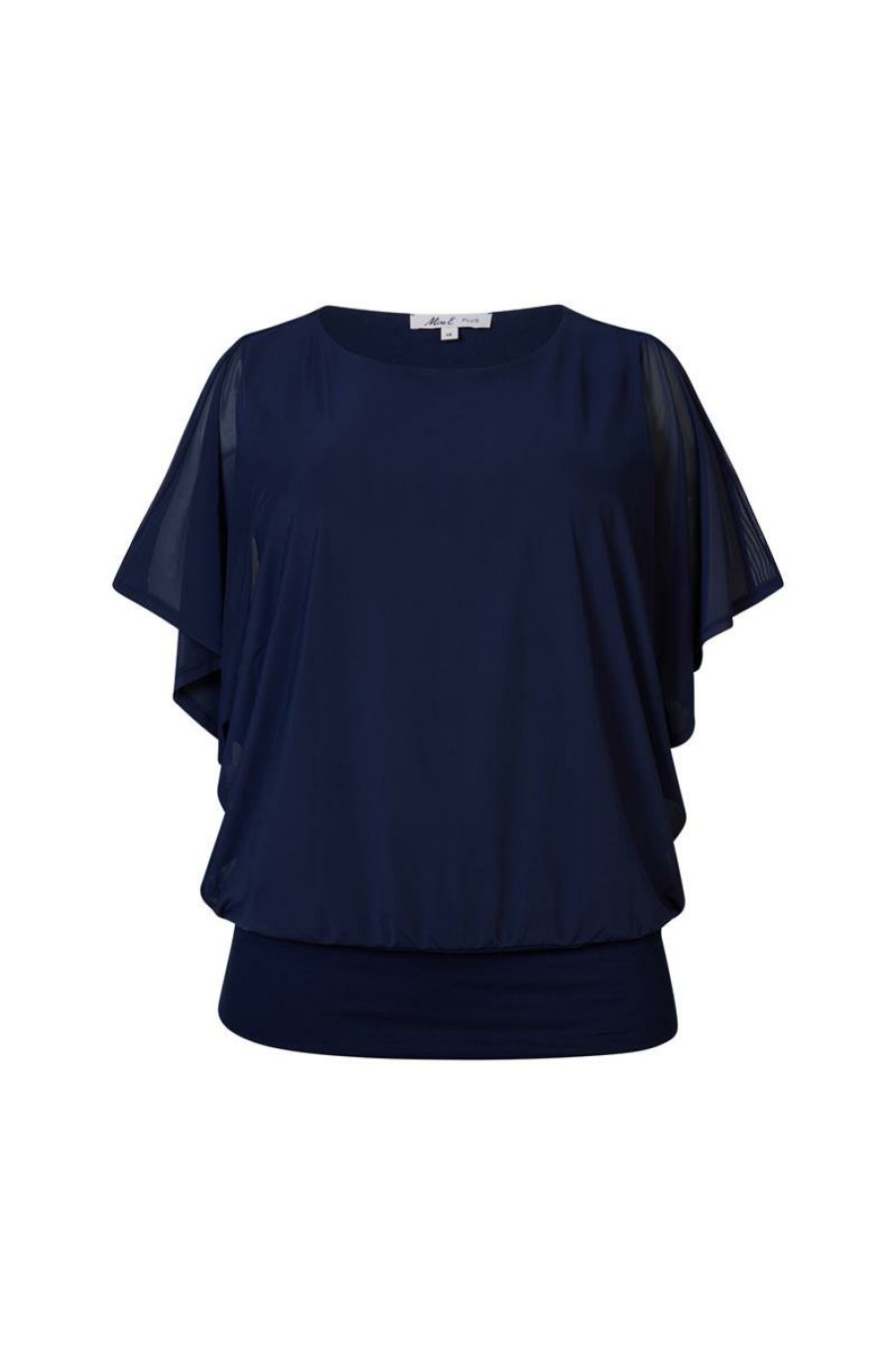 PLUS Miss Etam | Top Blauw