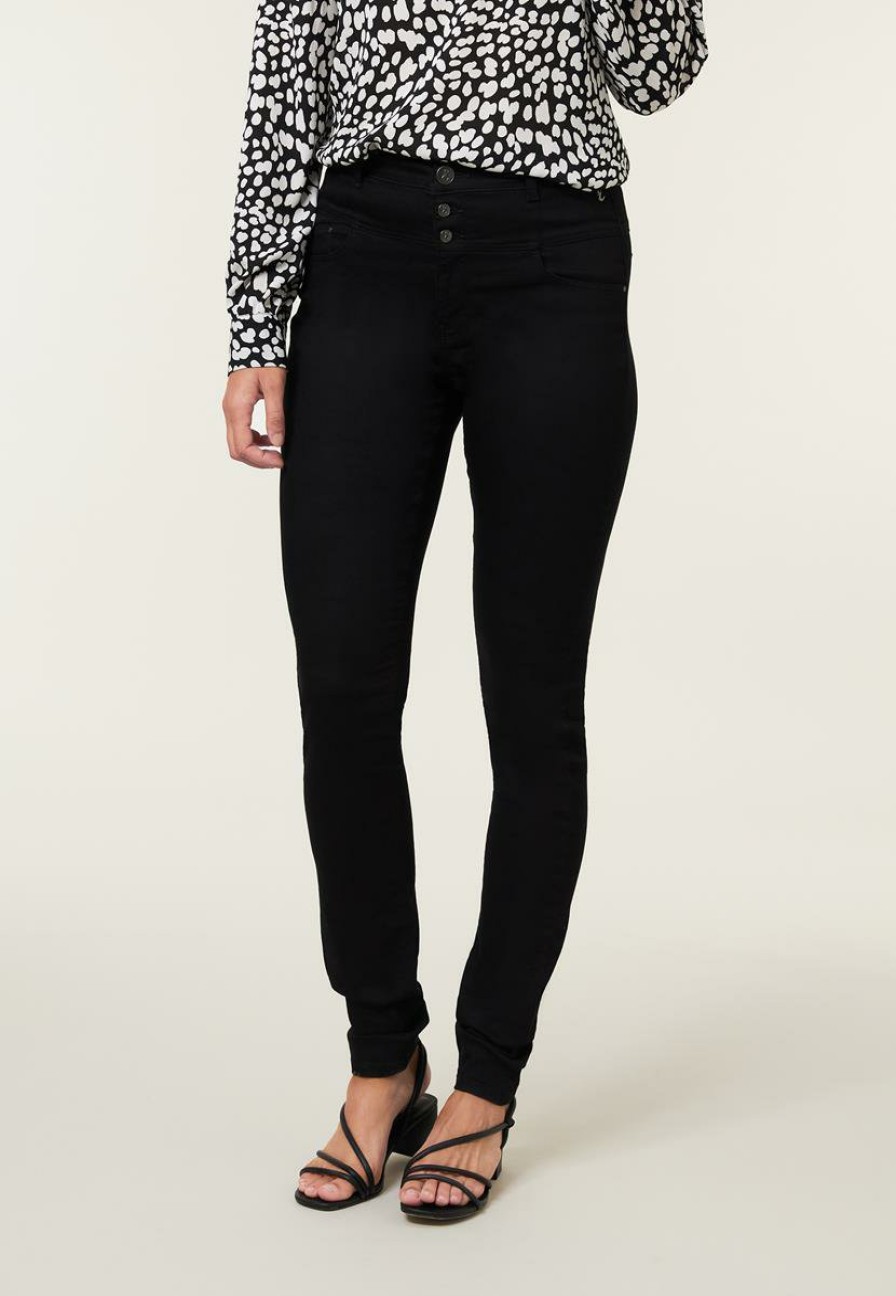 CLOTHING Miss Etam | Broek Skinny Fit Zwart 36"