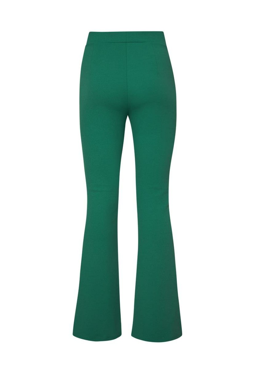 CLOTHING Miss Etam | Broek Flared Groen 36"