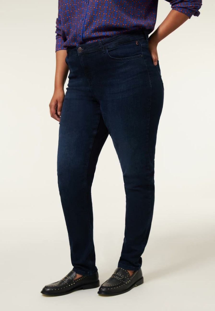 PLUS Miss Etam | Jeans Slim Fit Blauw