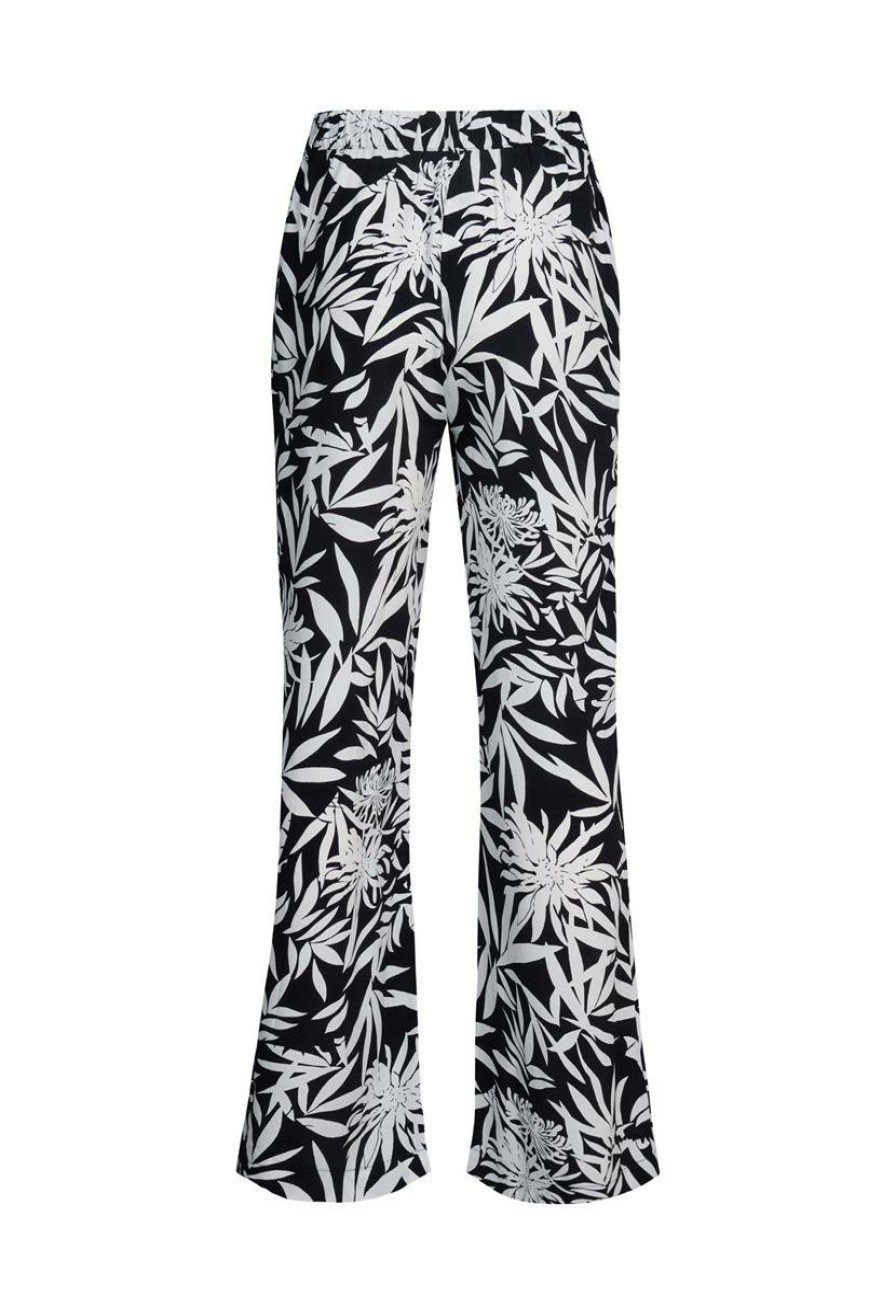 CLOTHING Miss Etam | Broek Print Zwart