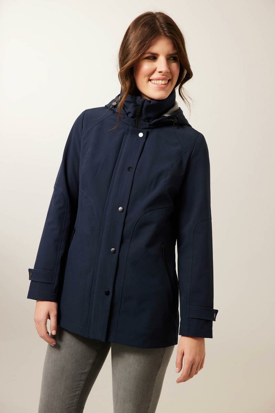 CLOTHING Miss Etam | Jas Softshell Blauw