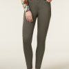 CLOTHING Miss Etam | Broek Slim Fit Groen 32"