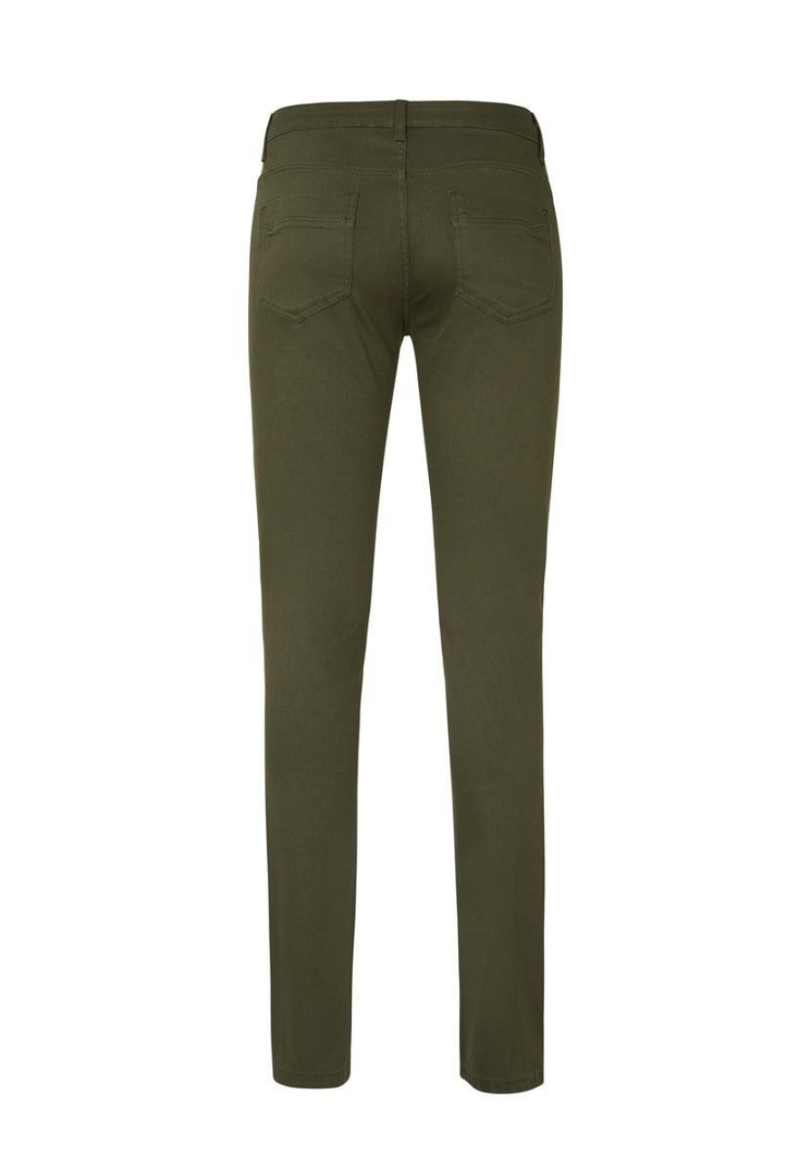 CLOTHING Miss Etam | Broek Slim Fit Groen 36"