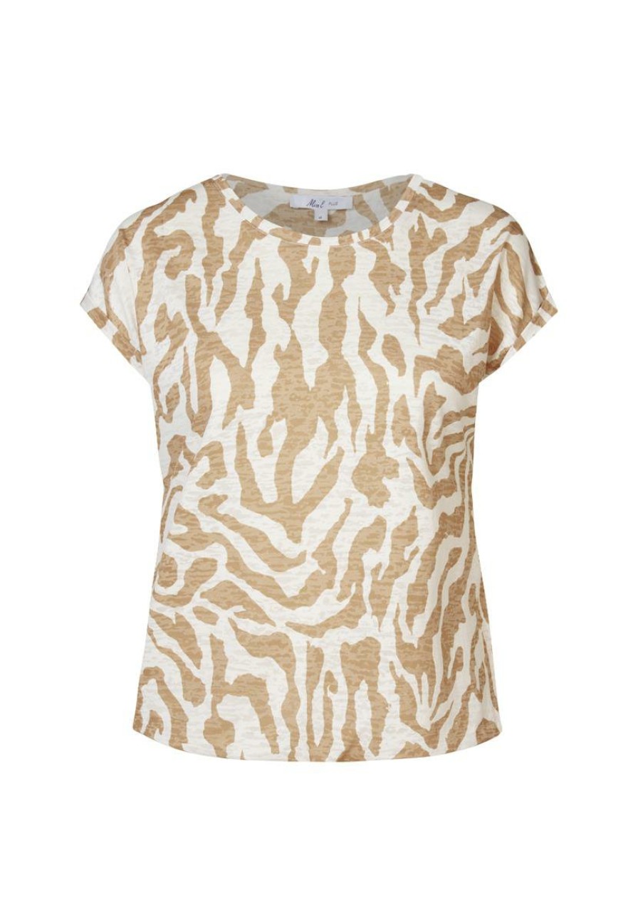 PLUS Miss Etam | Top Print Naturel