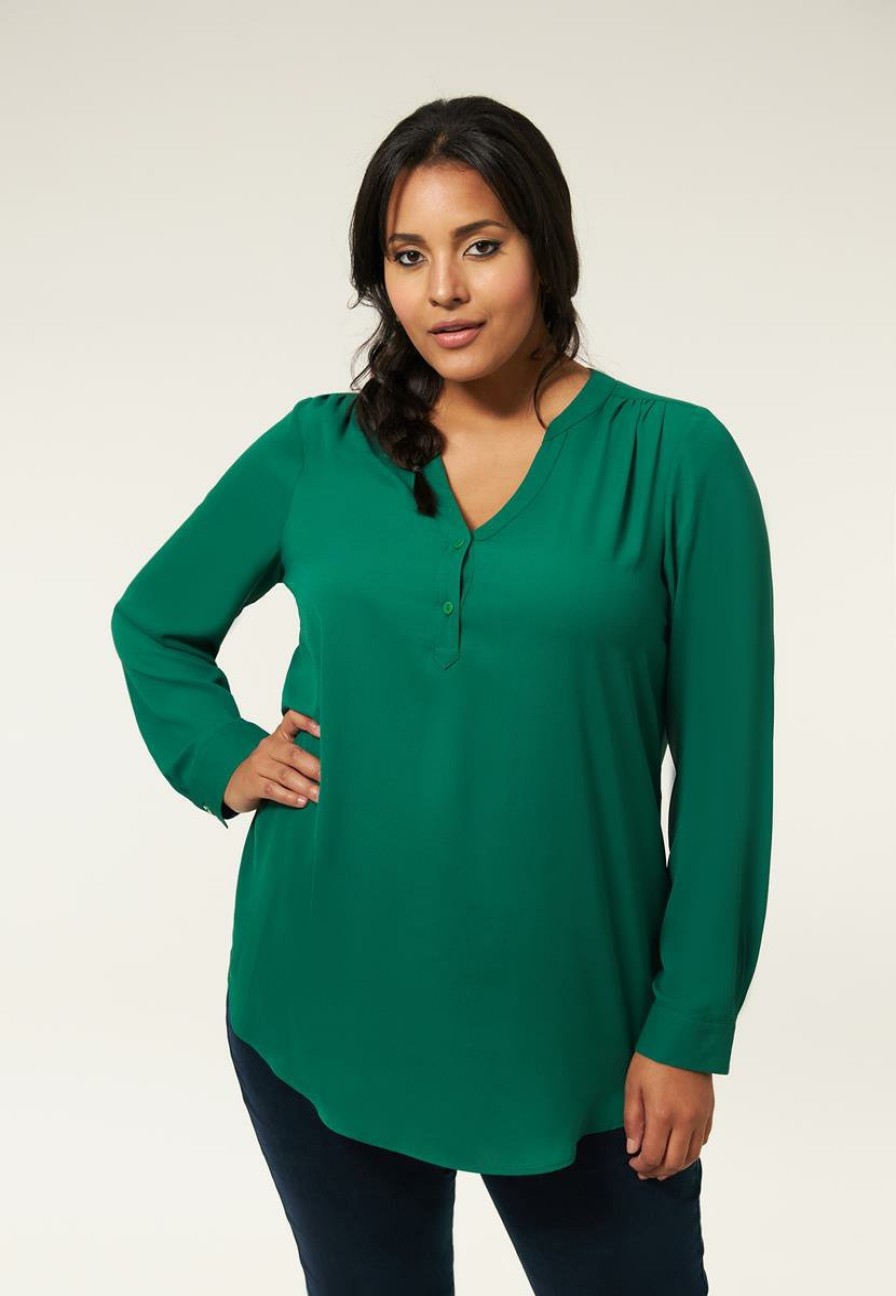 PLUS Miss Etam | Blouse Groen