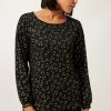 CLOTHING Miss Etam | Top 'Bonnie' Print Goud