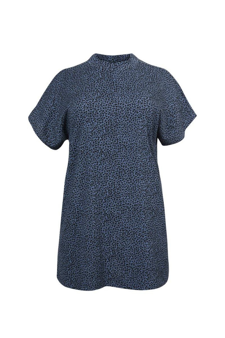 PLUS Miss Etam | Top 'Nikki' Print Blauw