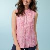 CLOTHING Miss Etam | Blouse 'Laura' Print Roze