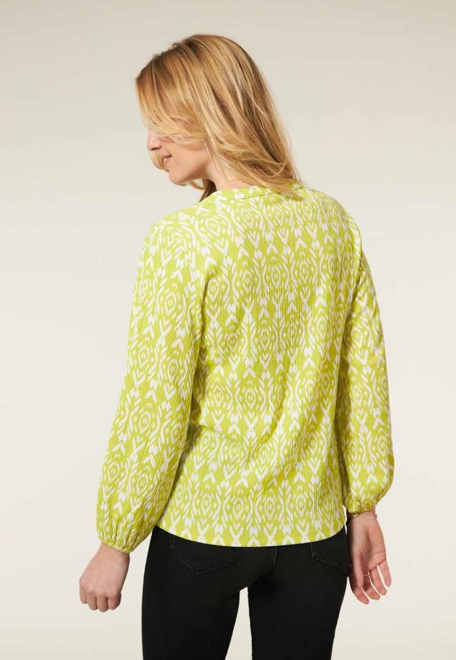 CLOTHING Miss Etam | Top Print Groen