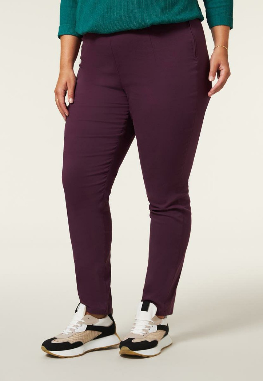 PLUS Miss Etam | Broek Paars 32"